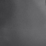 Ribbed Square Neck Long Sleeve Jumpsuit - 