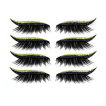 Eyeliner Eyelashes Sticker - 