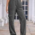 Straight Denim Cargo Pants - 