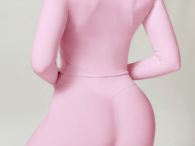 Zip Up Mock Neck Long Sleeve Active Outerwear - 