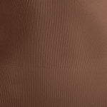 Ribbed Square Neck Long Sleeve Jumpsuit - 
