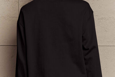 Simply Love Full Size I'D RATHER BE SLEEPING Round Neck Sweatshirt - 