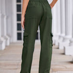 Straight Denim Cargo Pants - 