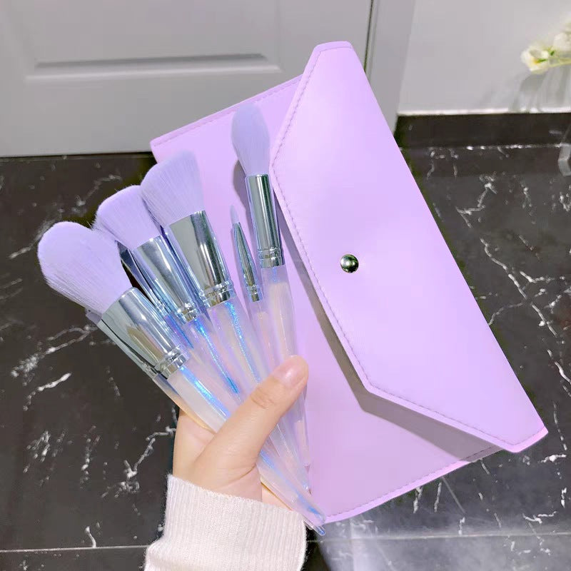 Purple Makeup Brush Set - 