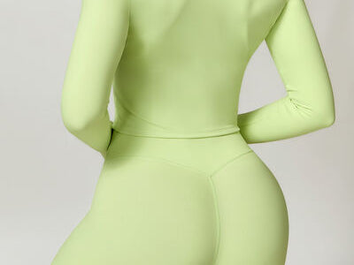 Zip Up Mock Neck Long Sleeve Active Outerwear - 