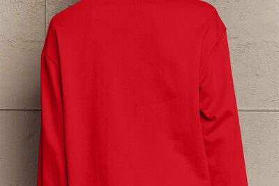 Simply Love Full Size I'D RATHER BE SLEEPING Round Neck Sweatshirt - 